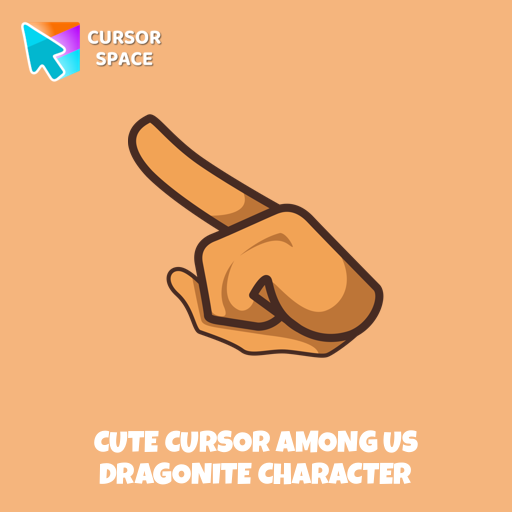 Cute Cursor Among Us Dragonite Character